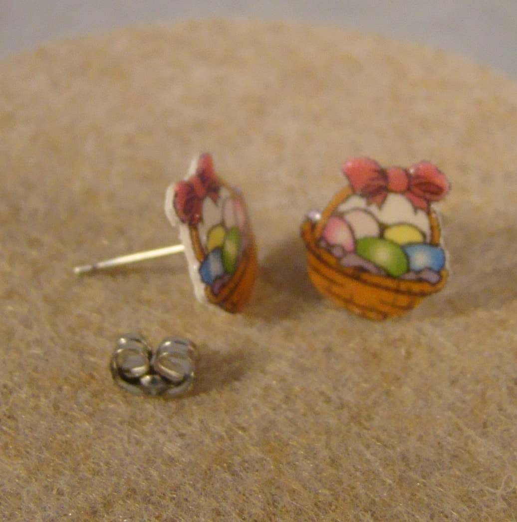 Easter Earrings, Easter Egg Earrings, Easter Jewelry, Cracked Egg East –  BrownCowCreatives