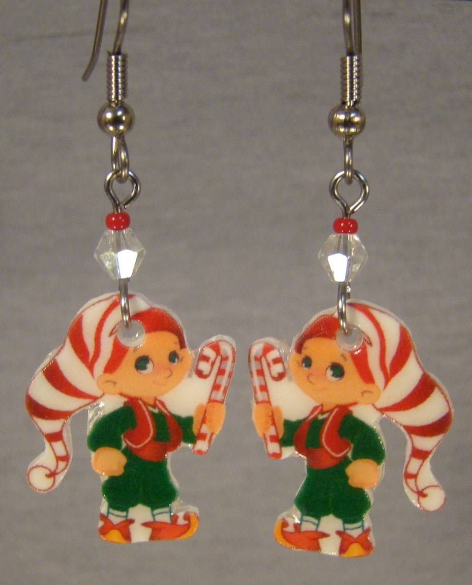 Santa's Little Helper Elf Earring Kit – Too Cute Beads